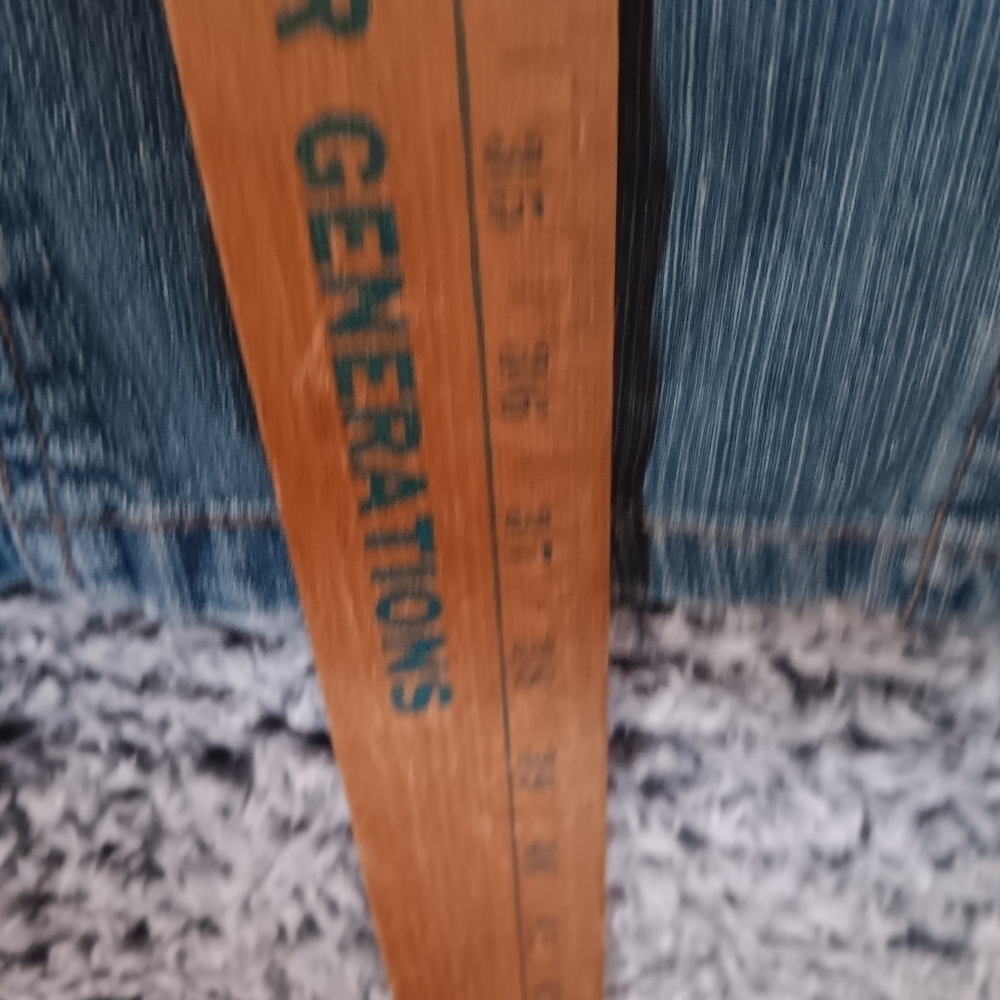 YK2 Faded Glory Dress Women 14 Blue Shirt Snap Belt Casual Denim Cotton VTG - Picture 4 of 7